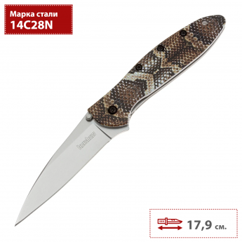 Складной нож KERSHAW LEEK SNAKE SKIN 1660SNAKE
